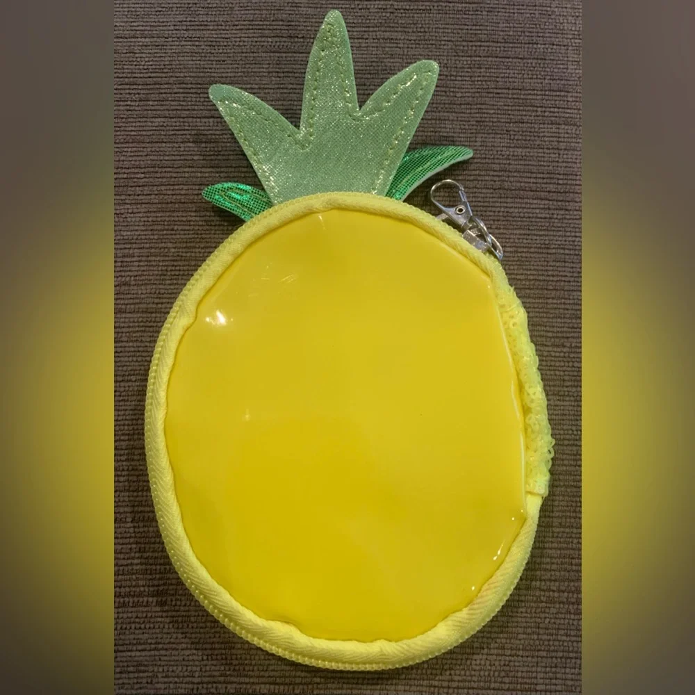 Claire’s Pineapple sequin coin pouch bag